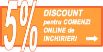 5% discount for online rental request